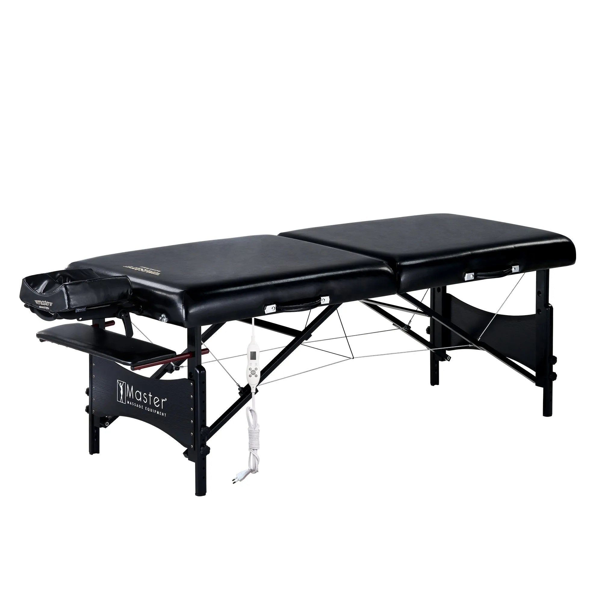 Master Massage GALAXY Massage Table with THERMA-TOP 71 cm (Black on Black)