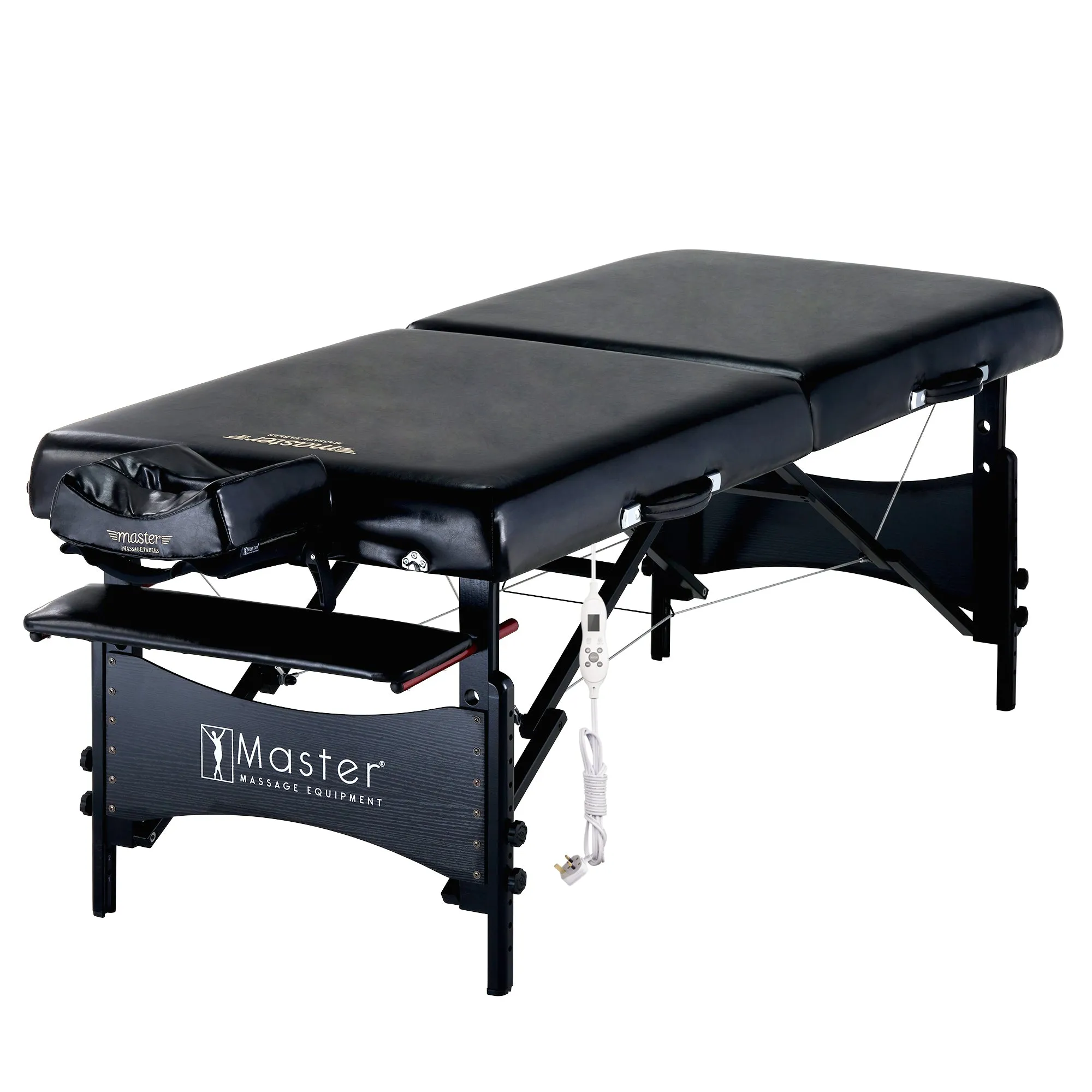 Master Massage GALAXY Massage Table with THERMA-TOP 71 cm (Black on Black)