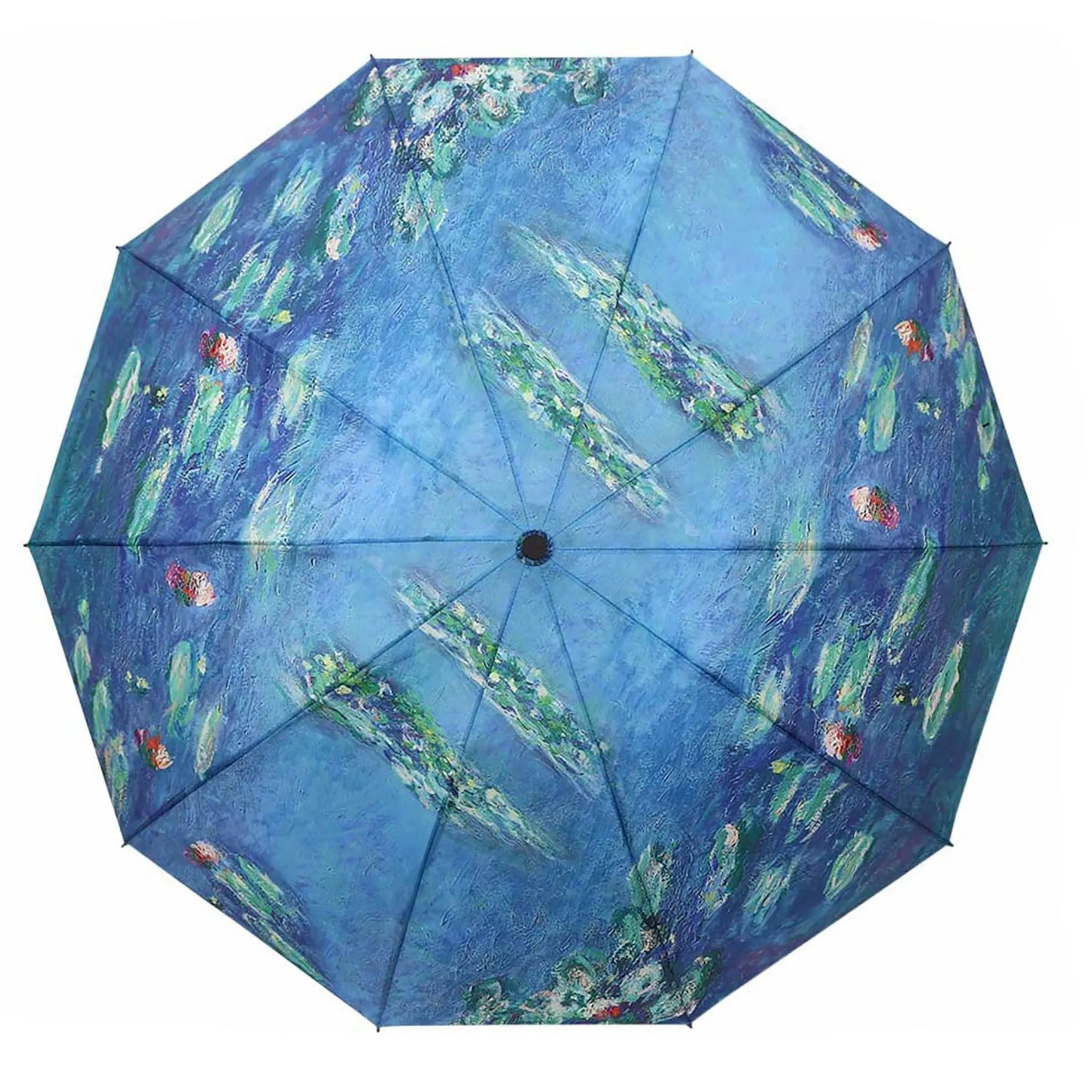 Monet Water Lilies Reverse Umbrella-A version