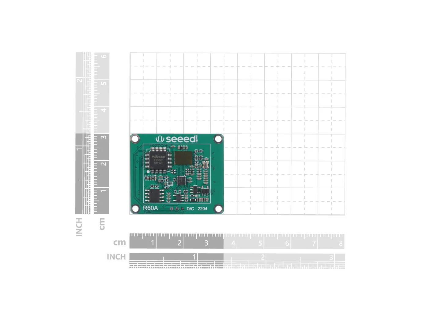 MR60BHA1 60GHz mmWave Radar Module - Respiratory Heartbeat Detection | FMCW | Sync Sense | Privacy Protect