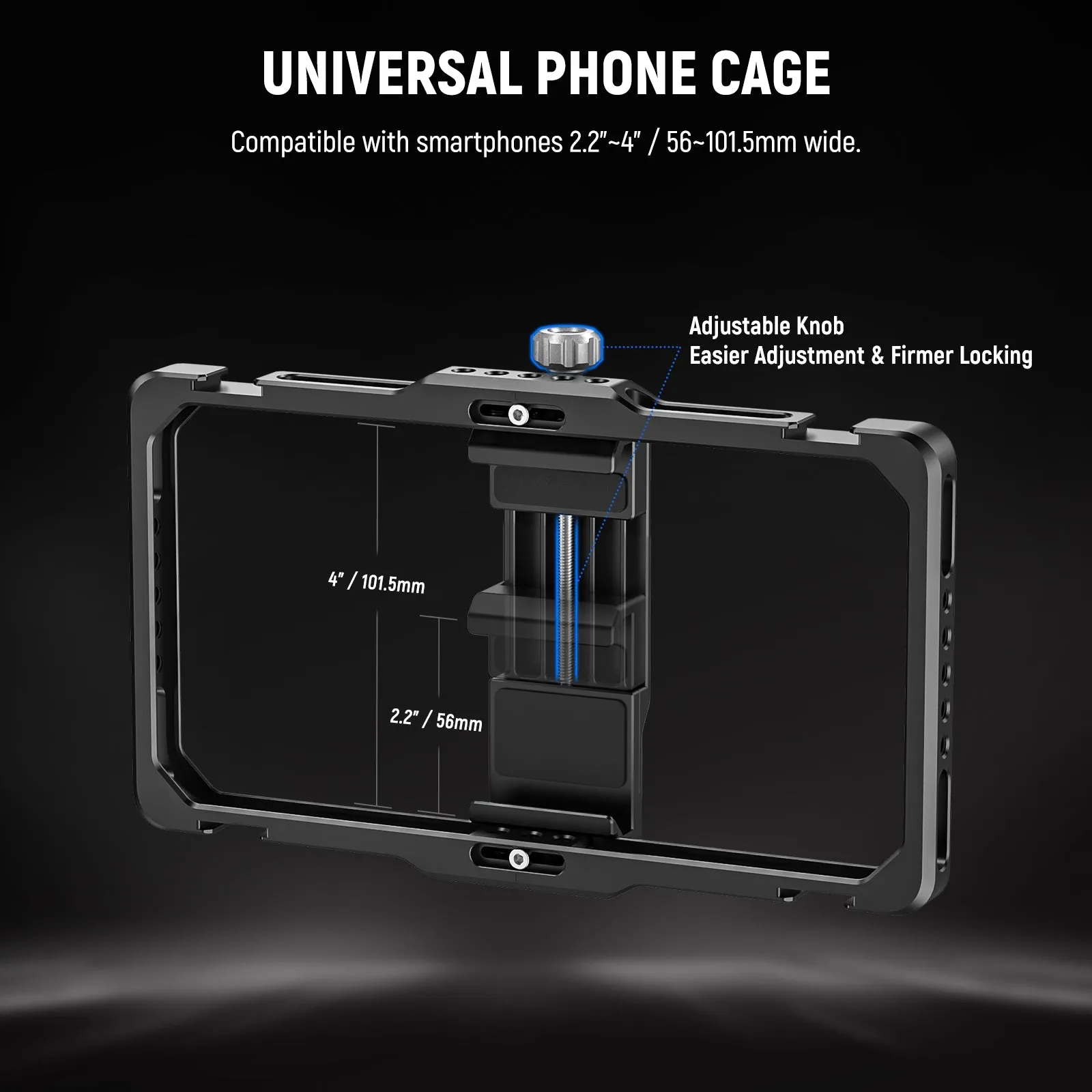 NEEWER PA009E Universal Phone Cage Video Rig