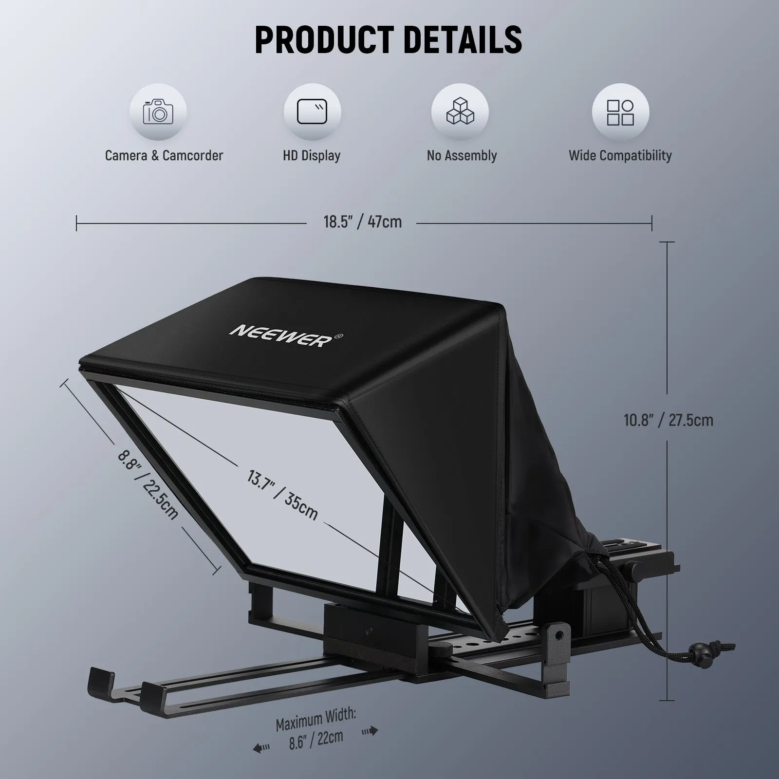 NEEWER X14 II All In One Teleprompter