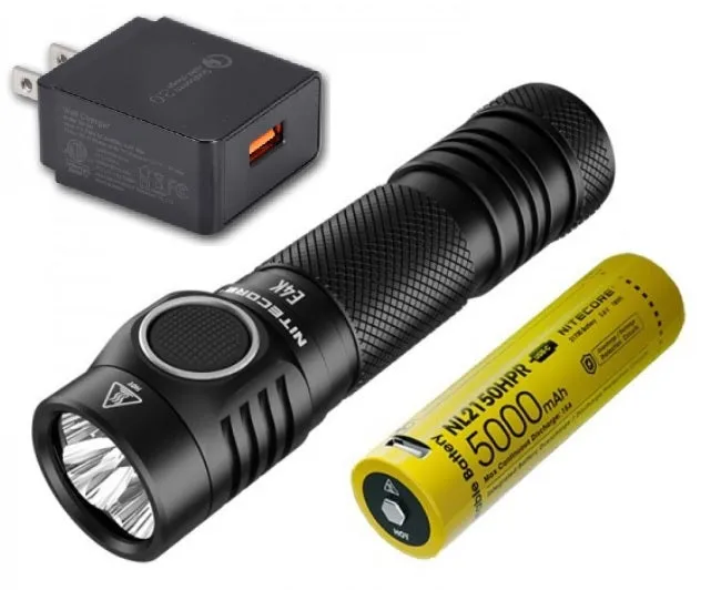 NITECORE E4K Next Generation 21700 Compact EDC Flashlight