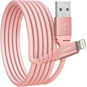 Overtime iPhone MFi Certified 10ft Smart Charging USB A to Lightning Cable