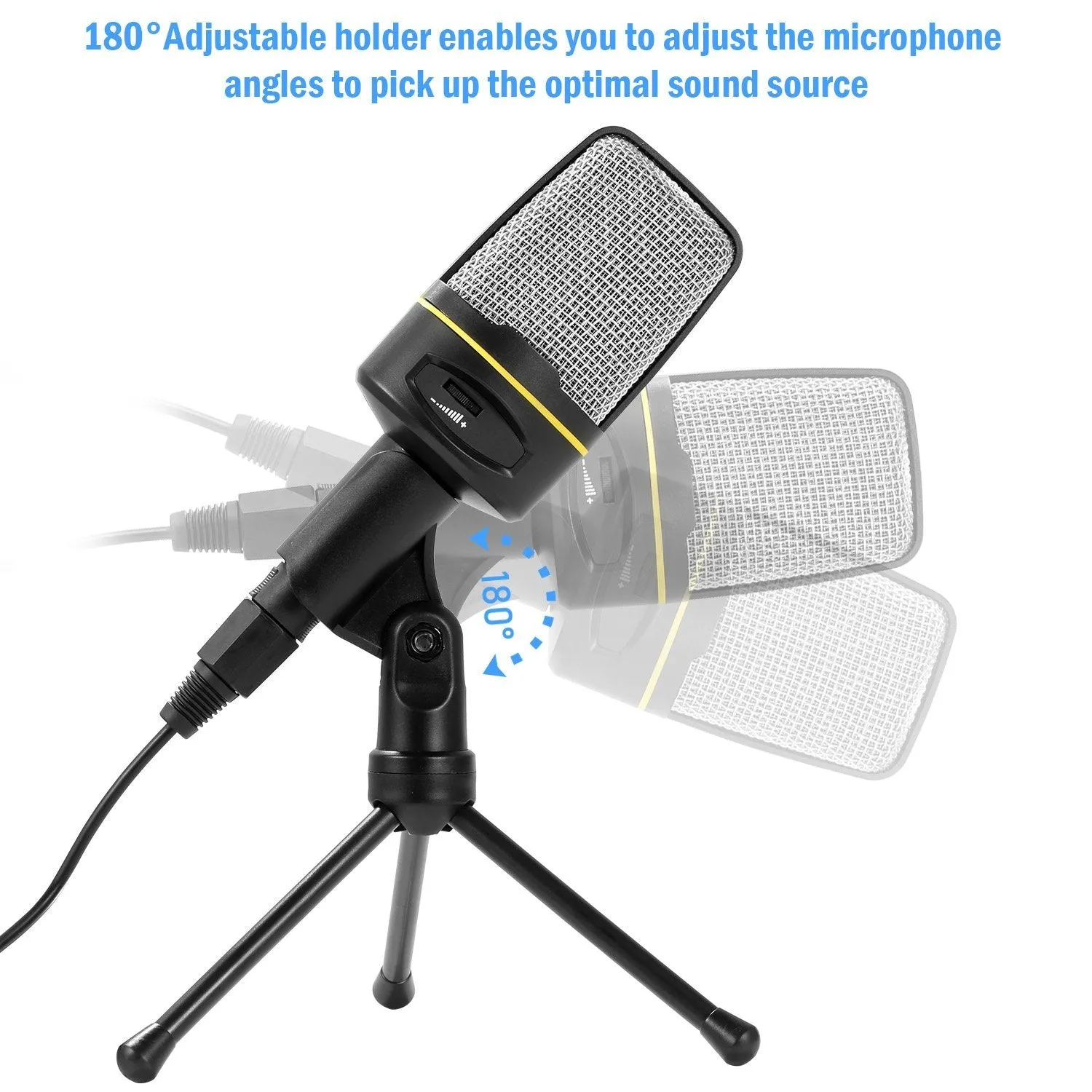 Pro Condenser Microphone with Tripod