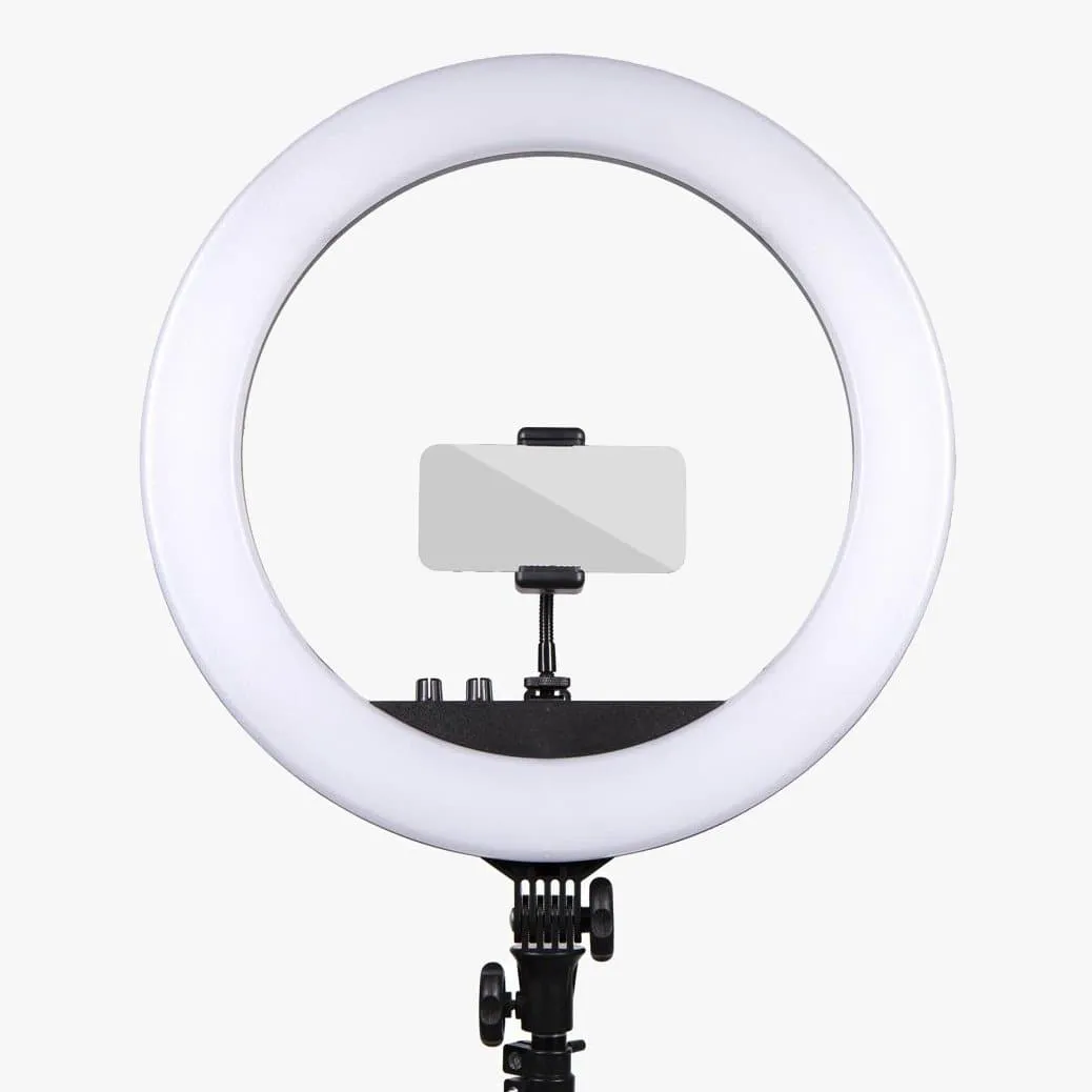 Professional 18" Ring Light LED Portable Diva - Diamond Luxe III