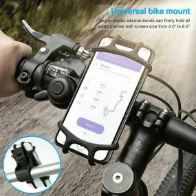 PROWheelX™ 360° Silicone Bike Cell Phone Holder | Motorcyle Cycling Handlebar Mount