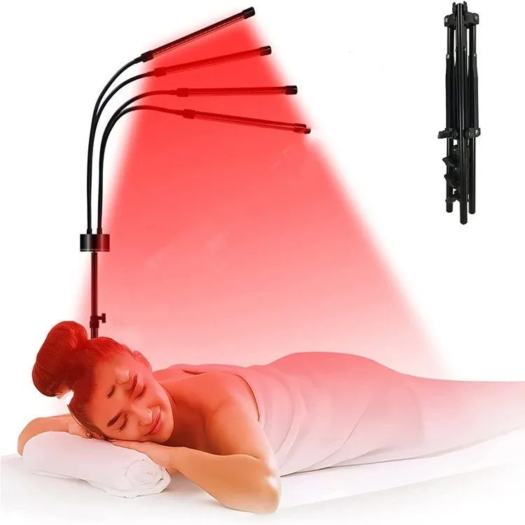 Radiant Wellness: 80LED Red Light Therapy Device with Adjustable Stand (15"-60") - Harnessing 660nm & 850nm Deep Red Light Therapy for Face, Body, Pain Relief, and Skin Health, lioness-love