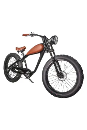 Revi Bikes Cheetah Cafe Racer Electric Beach Cruiser