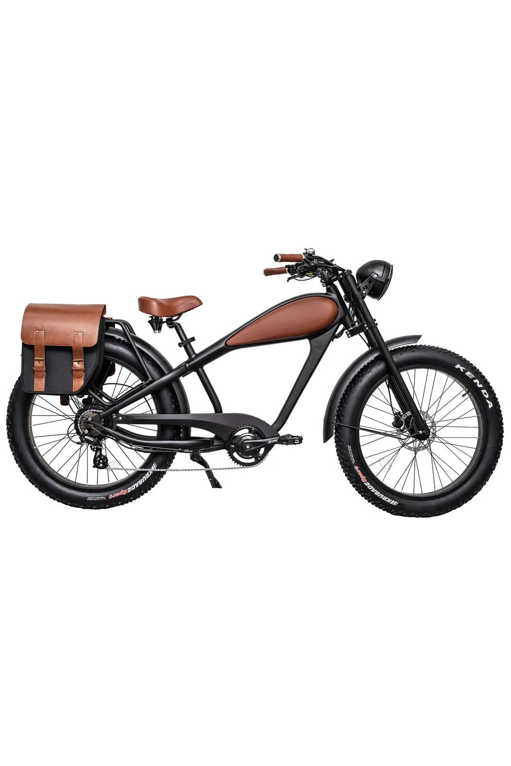 Revi Bikes Cheetah Cafe Racer Electric Beach Cruiser