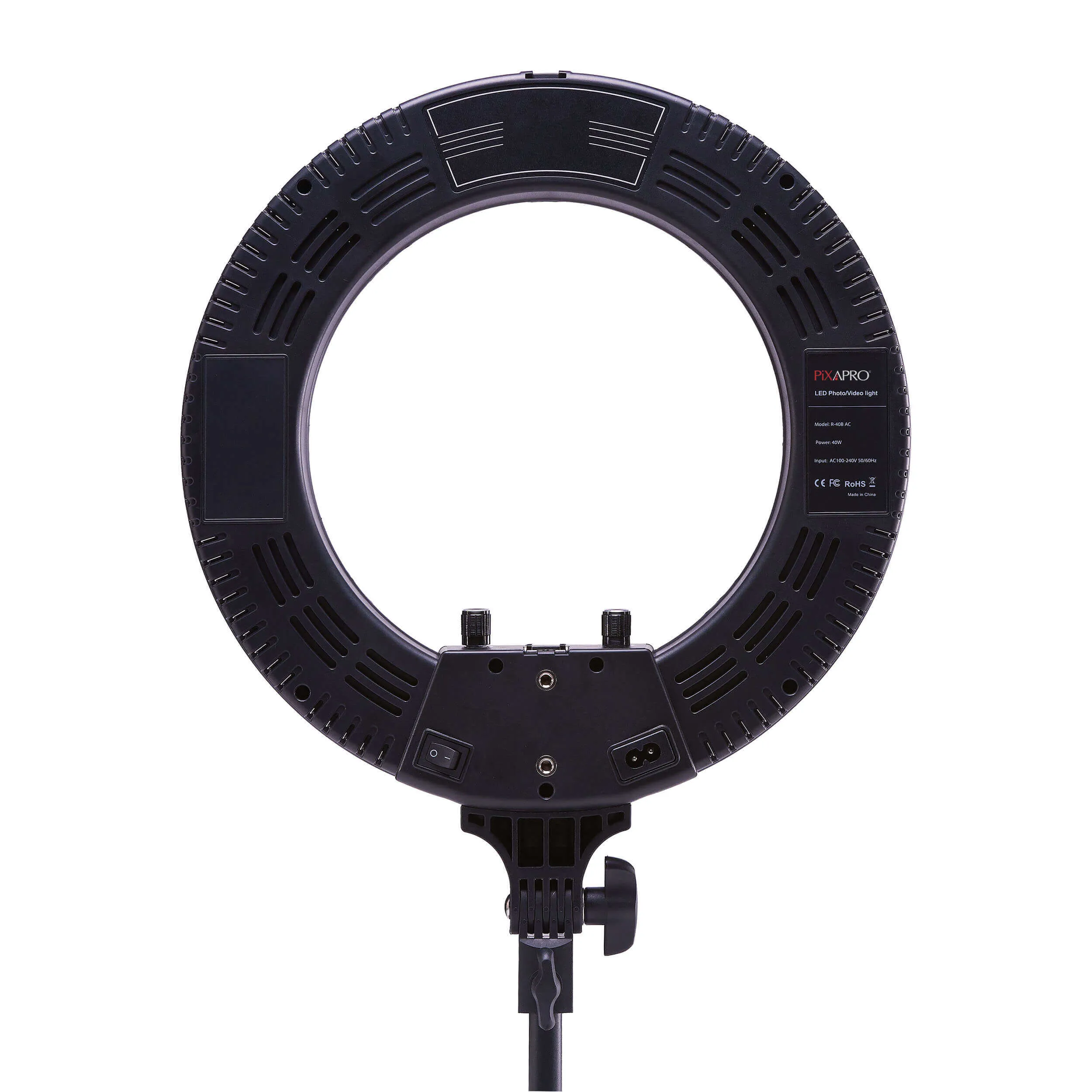 RICO140 (14") Small LED Ring Light Clip On Live-Streaming Kit