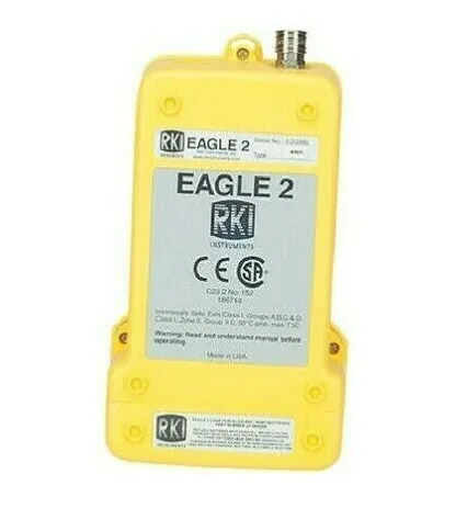 RKI Instruments 726-133 Eagle2 6 Gas Monitor LEL&PPM/O2/CO/CL2/SO2/NH3