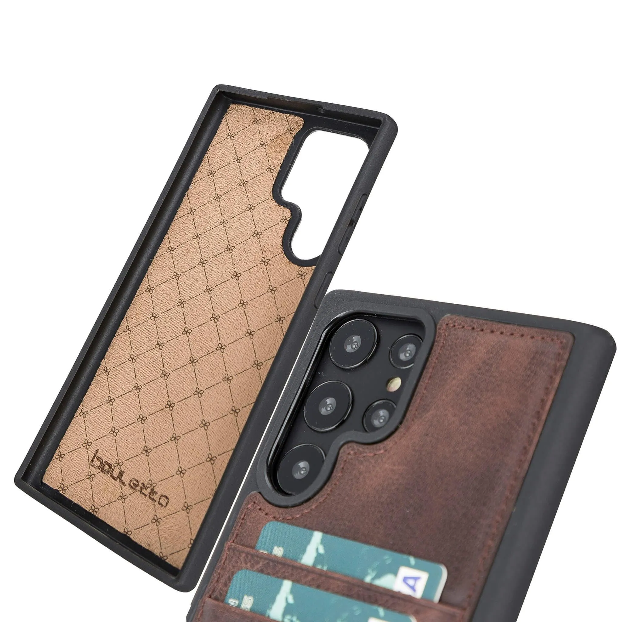 Samsung Galaxy S23 Series Leather Case with Card Holder - FXCP