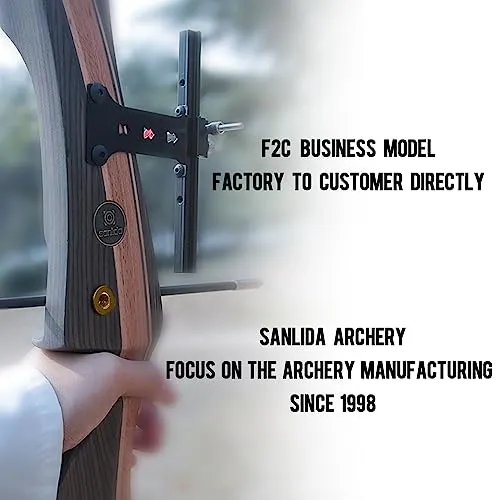 Sanlida Noble Standard Beginner & Intermediate Recurve Bow and Arrows Kit for Adult and Youth, Wooden Takedown Recurve Bow Package for Training, Practice & Competition RH Only (54", 16lbs)