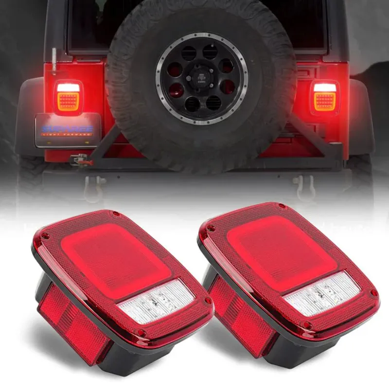 Suparee Jeep TJ Turn Signal Lights & LED Tail Lights for 1997-2006 Wrangler