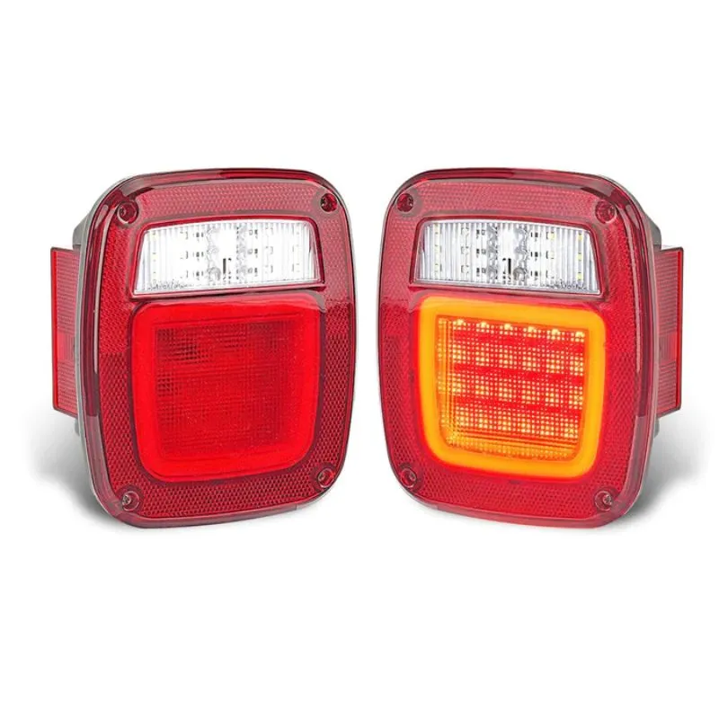 Suparee Jeep TJ Turn Signal Lights & LED Tail Lights for 1997-2006 Wrangler