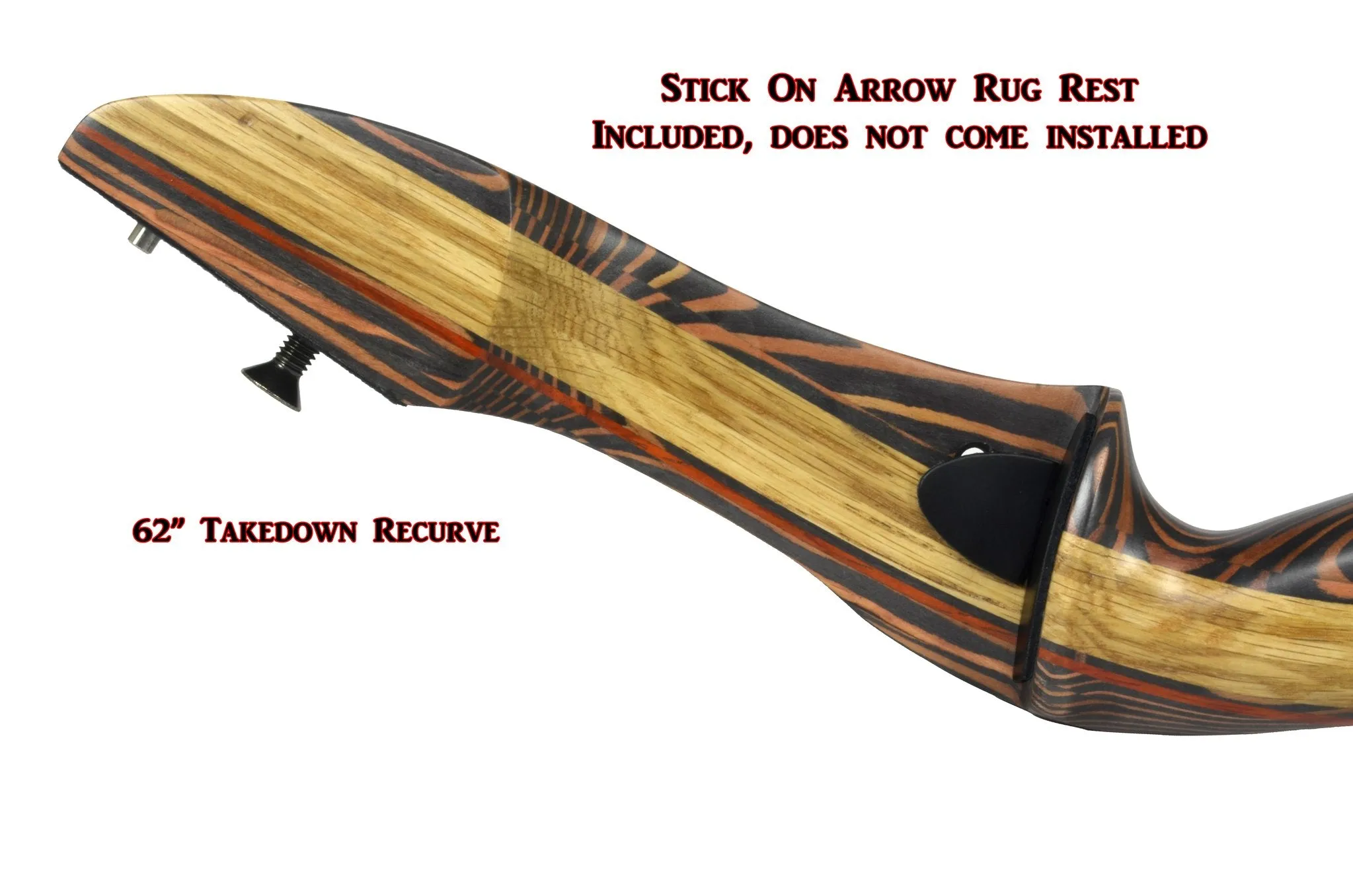 SWA 62" TIGERSHARK PRO TAKEDOWN RECURVE RISER