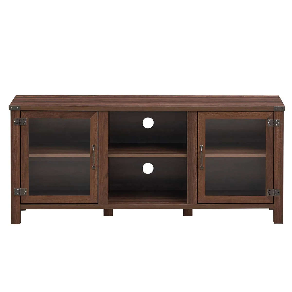 Tangkula Farmhouse TV Stand, Living Room Console Storage Cabinet for TVs up to 65" Flat Screen