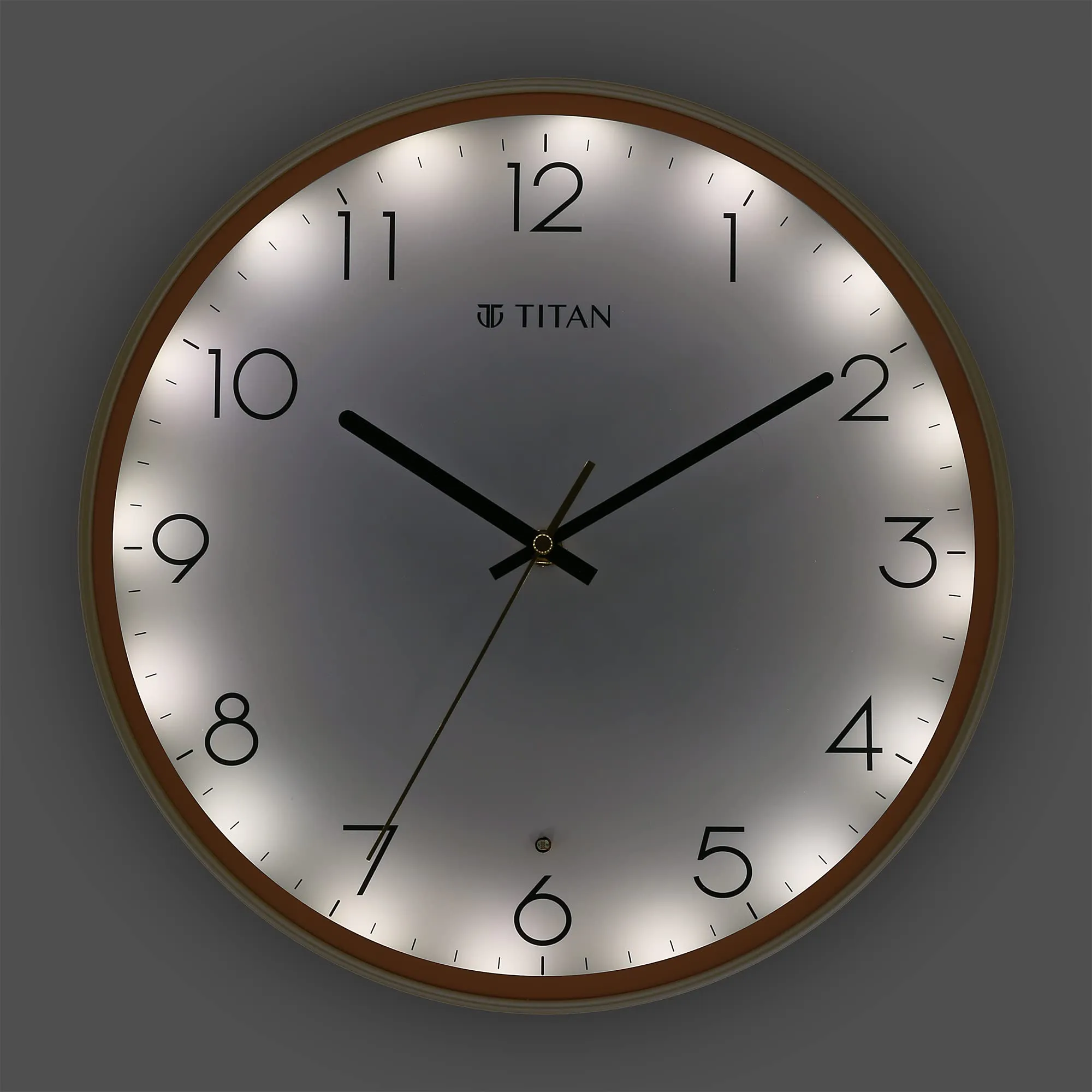 Titan Classic LED Backlit Clock with Silent Sweep