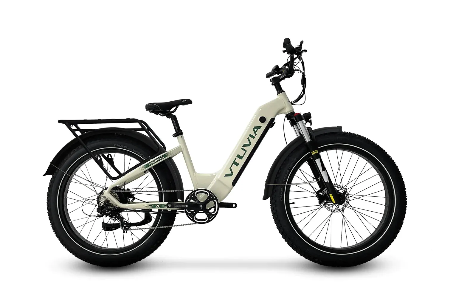 VTUVIA Reindeer 26 Inch Step-Thru Fat Tire E-Bike