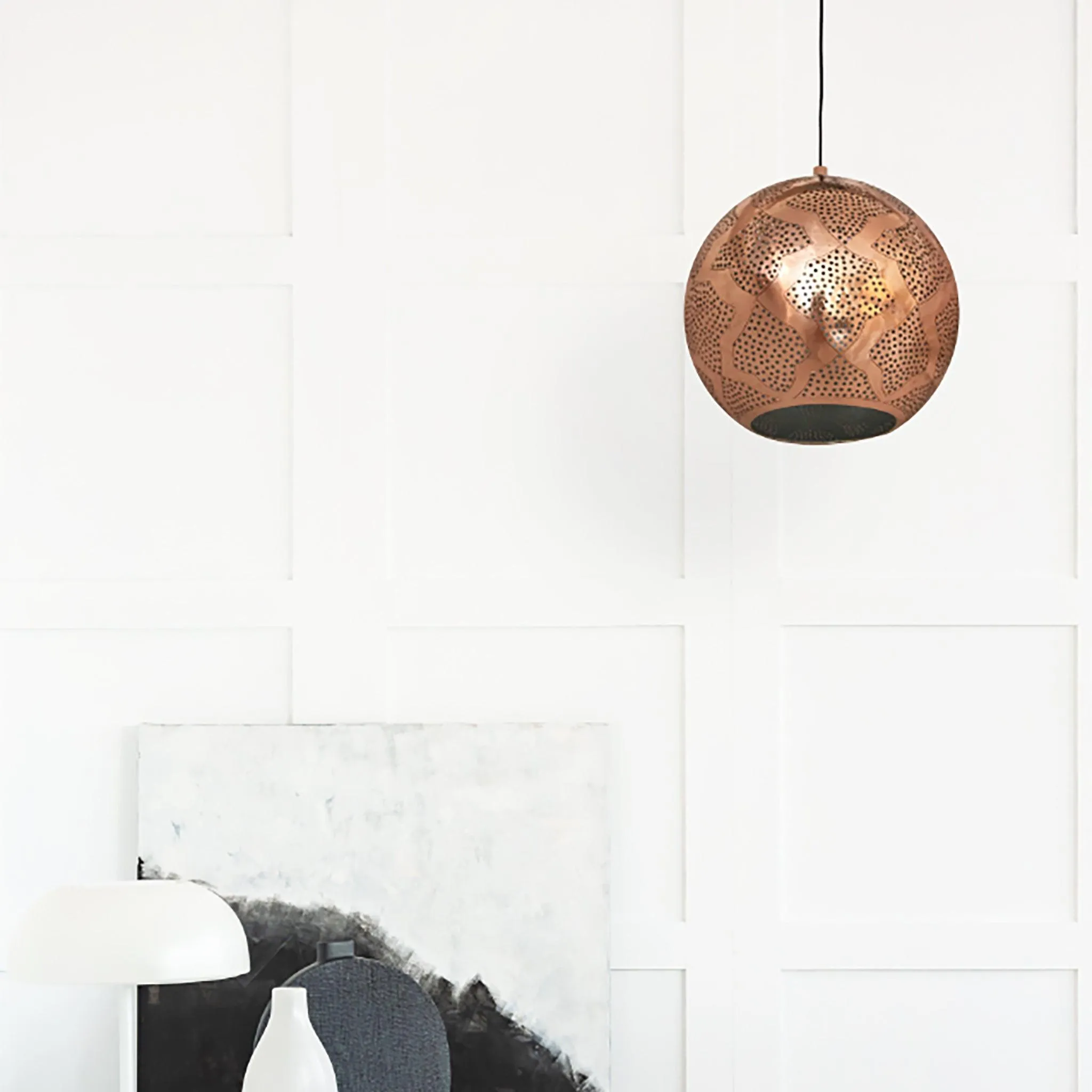 Warda Copper Industrial Style Lighting