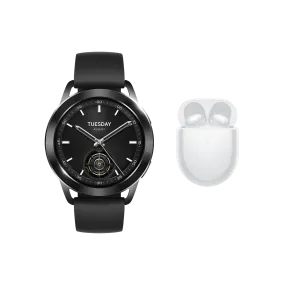 Xiaomi Watch S3 Black  Redmi buds 4